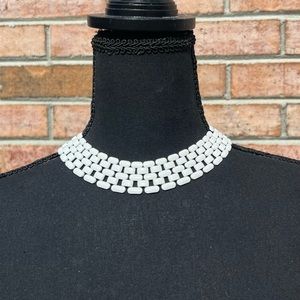 Vintage Napier White Chain Necklace